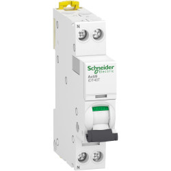 Acti9 iDT40T - disjoncteur modulaire - 1P+N - 2A - courbe C - 4500A/6kA.A9P22602