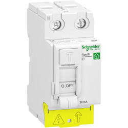 Differential switch - 2P - 63A - 30mA - Type A - paintable - low power supplyR9PRA263