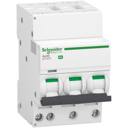 disjoncteur modulaire - auto/vis - 3P+N 32A courbe C - 6kA.A9PA2732