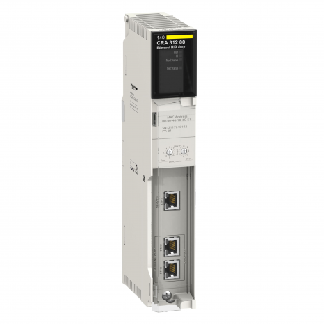 Echange Std  module adap. côté tête RIO 1 conn. à un seul câble  140CRA31200CPR