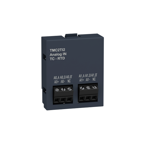 Modicon M241 Std exchange, 2E ana. voltage 0-10V, current 0/4-20mA TMC4AI2