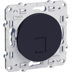 Odace, prise RJ45 Anthracite, grade 1 (telephone) cat. 5 UTP, a  vis S540471