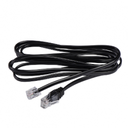 LexCom Home Performance - cordon telephone RJ11-RJ45 - 2m - noir VDIR542110