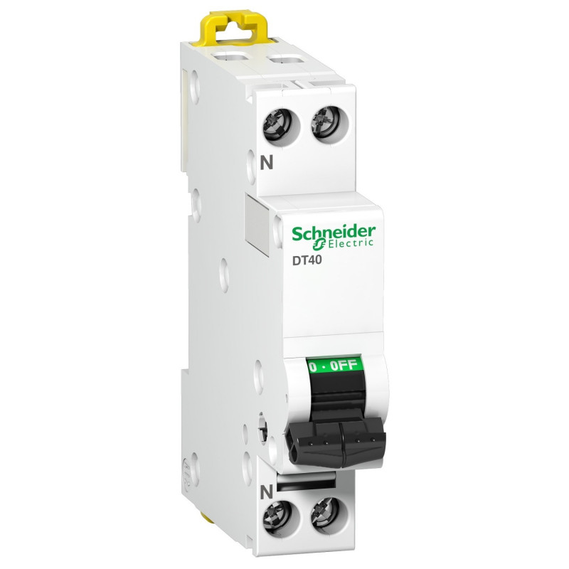 Prodis DT40 - circuit breaker - 1P N - 25A - C curve A9N21027 Prodis DT40 - circuit breaker - 1P N - 25A - C curve A9N21027