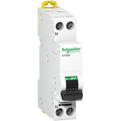 Prodis DT40K- circuit breaker - 1p+N - 32A - Curve C - 4.5 Ka A9N21107