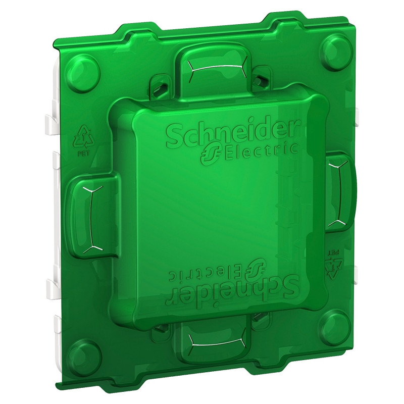Unica - support de fixation 2 mod + protection de chantier - plastique NU7002PC Unica - support de fixation 2 mod + protection de chantier - plastique NU7002PC